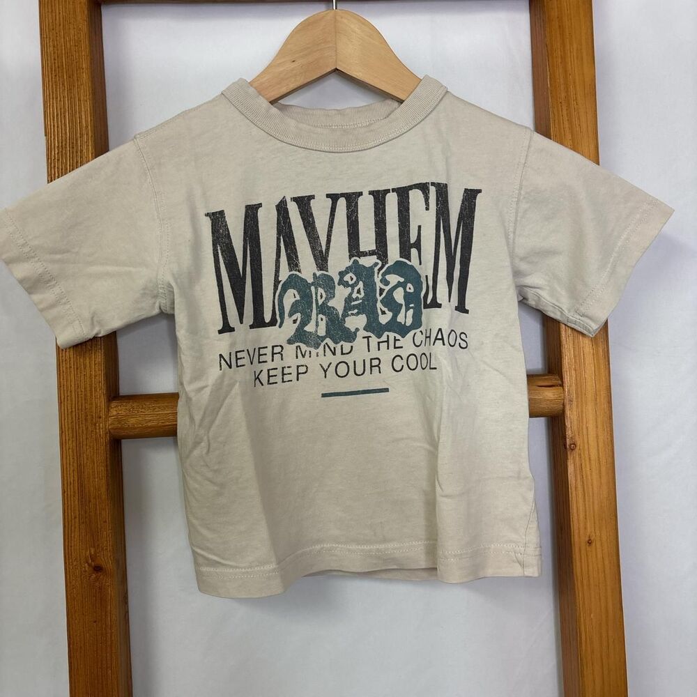 Chaos Cream and Tan T-shirt